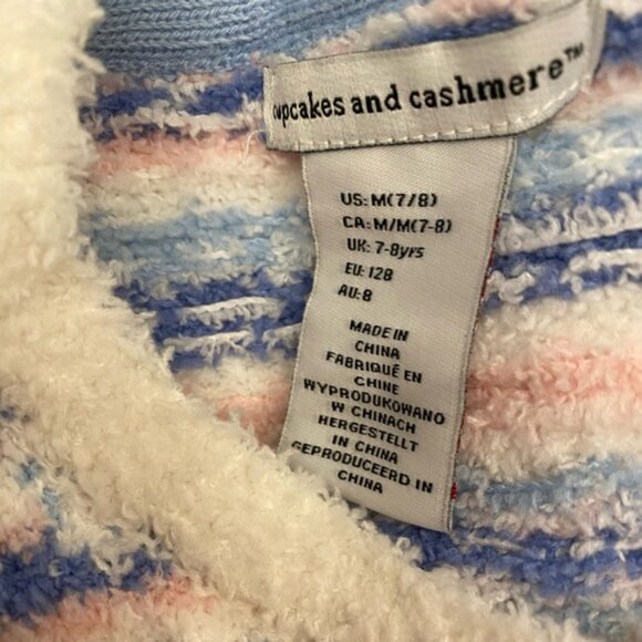 Cupcakes and Cashmere Kids Fair Isle Sweater and Hat Set NWT Size M 7-8 - Picture 6 of 6